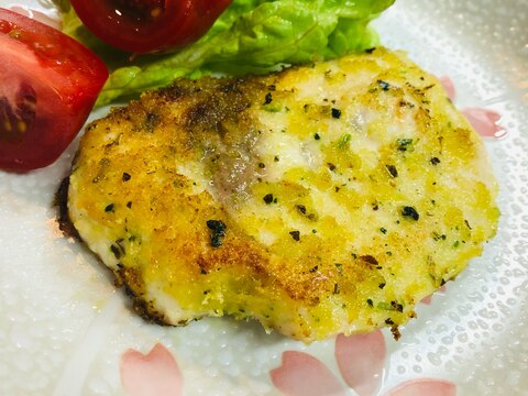 メカジキの香草チーズパン粉焼き